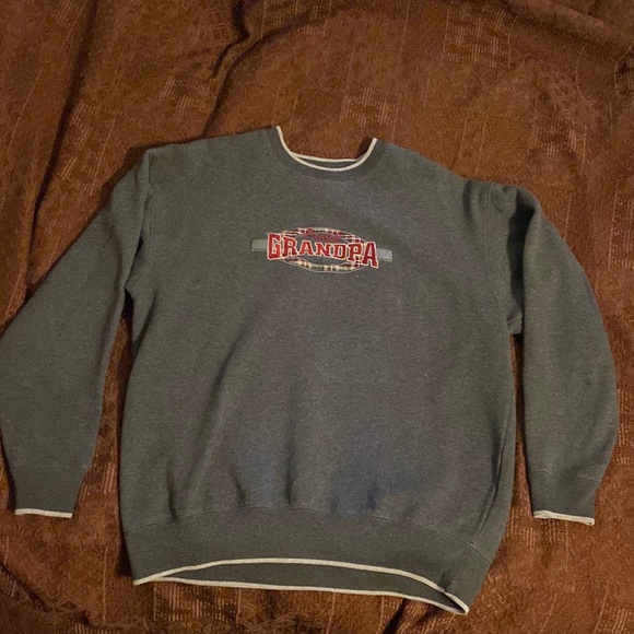Vintage “Proud Grandpa” Mccc Sport Crewneck Embroidered Men’s X-Large - Picture 1 of 5